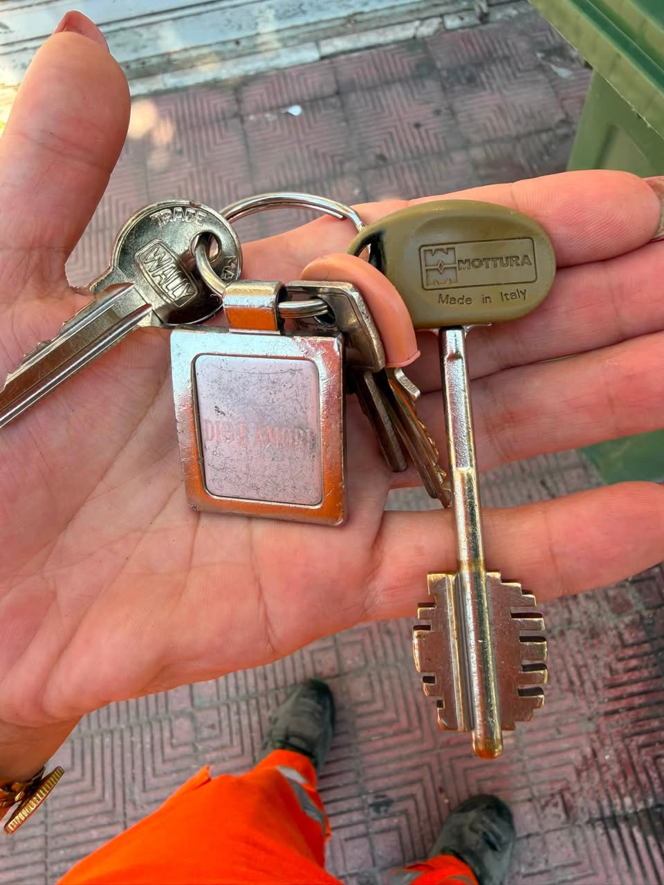 Found keys