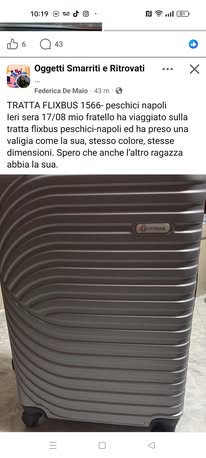 Found suitcase