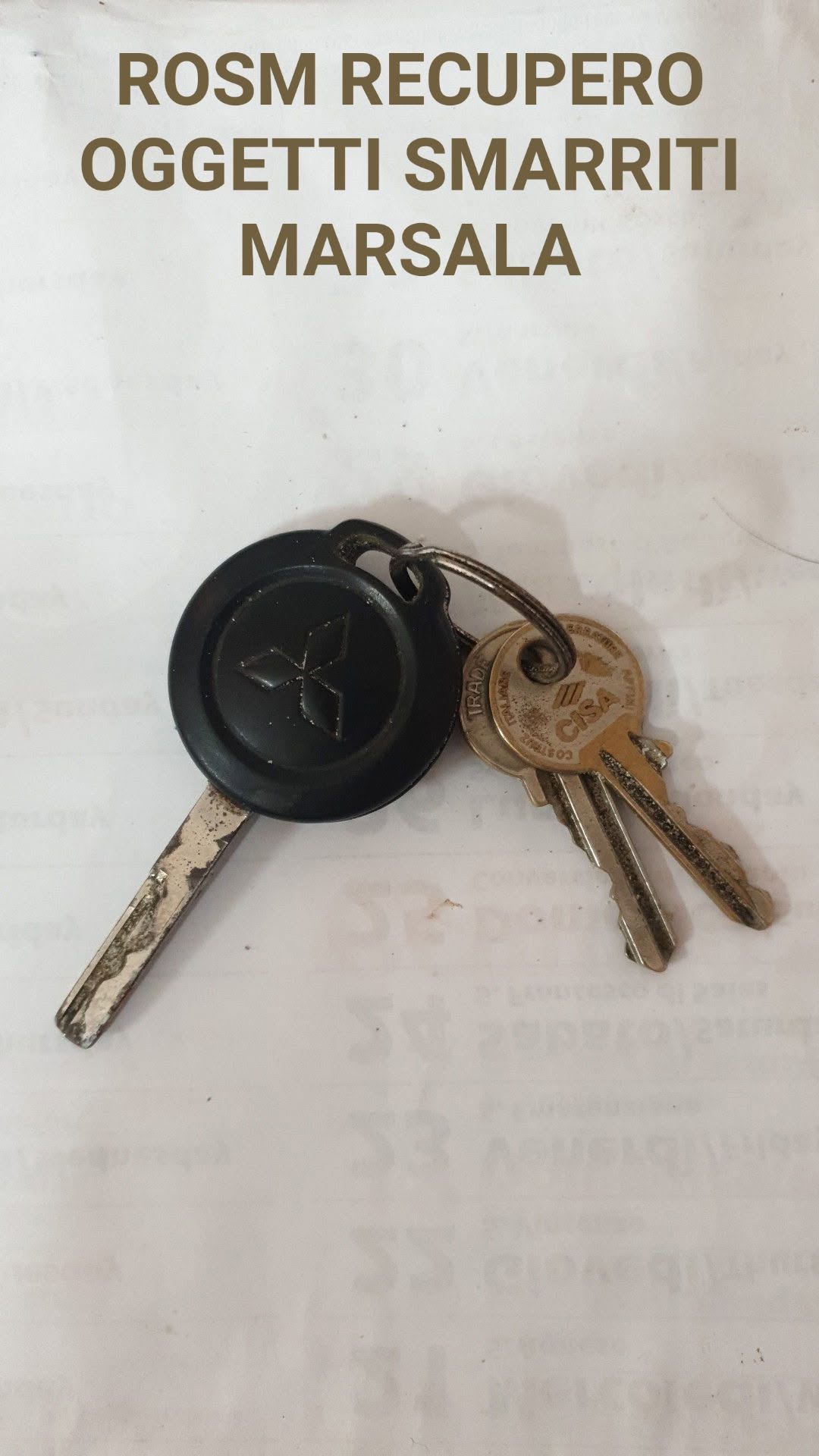 Found keys