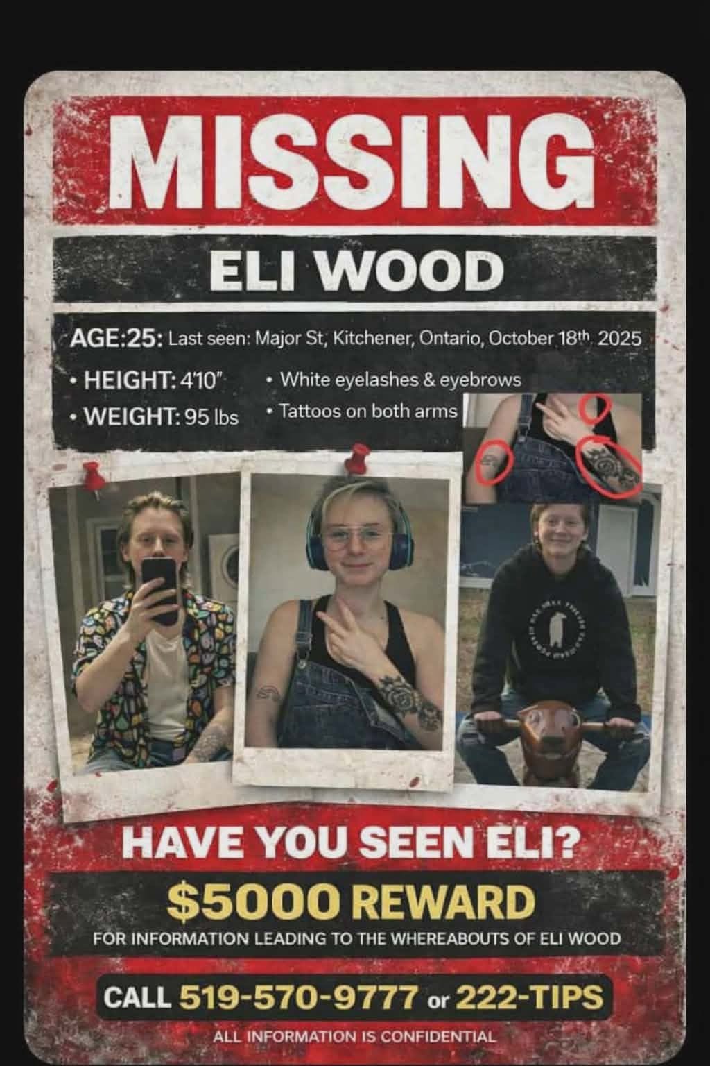 Lost Person in Kitchener