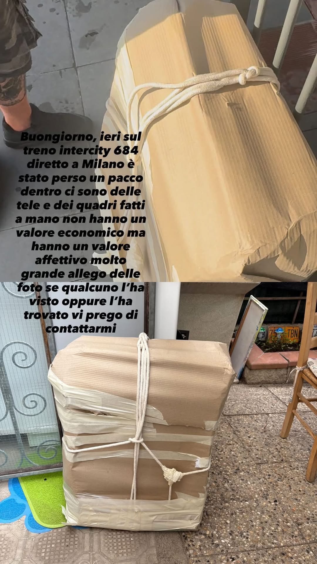 Lost Package in Milan