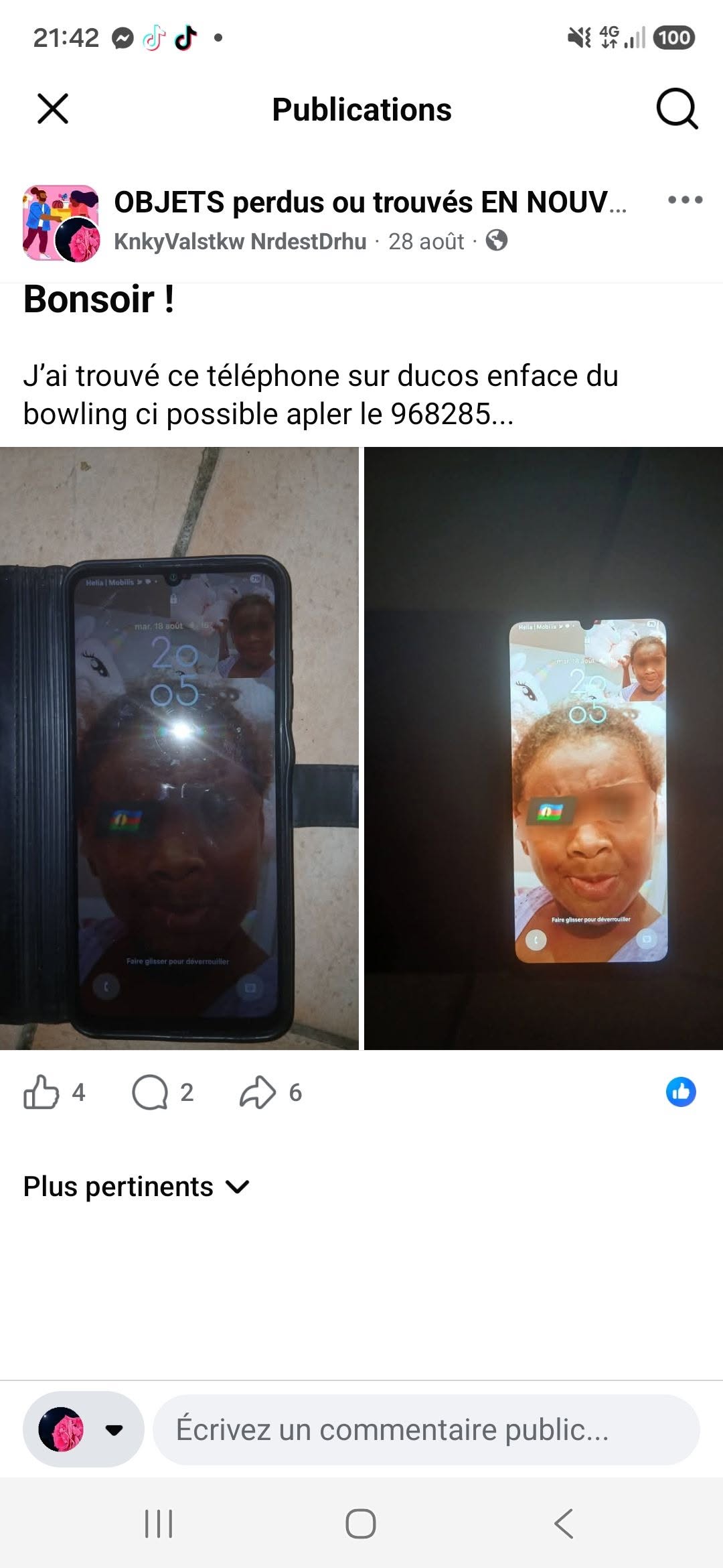 Found phone