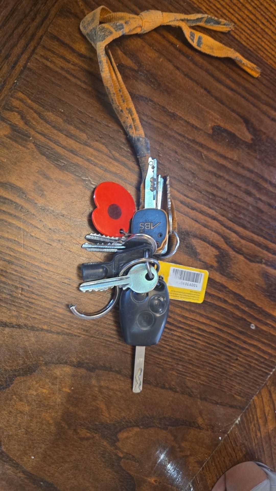 Found keys