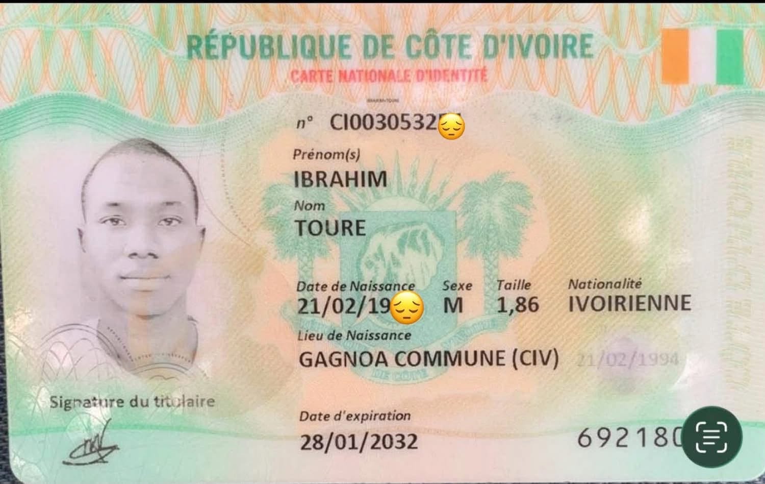 Found ID