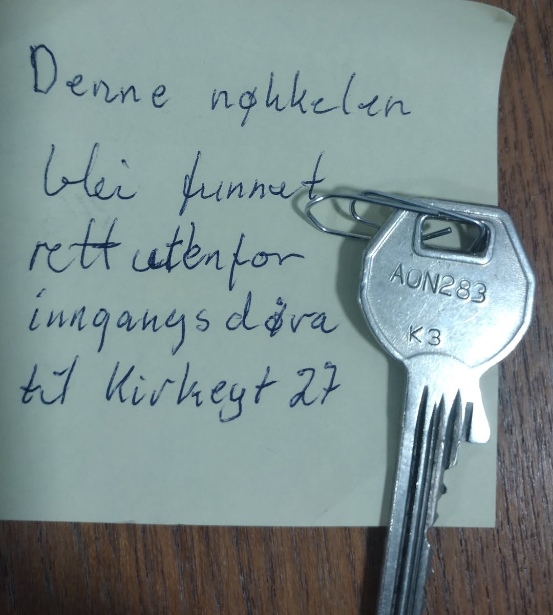 Found keys