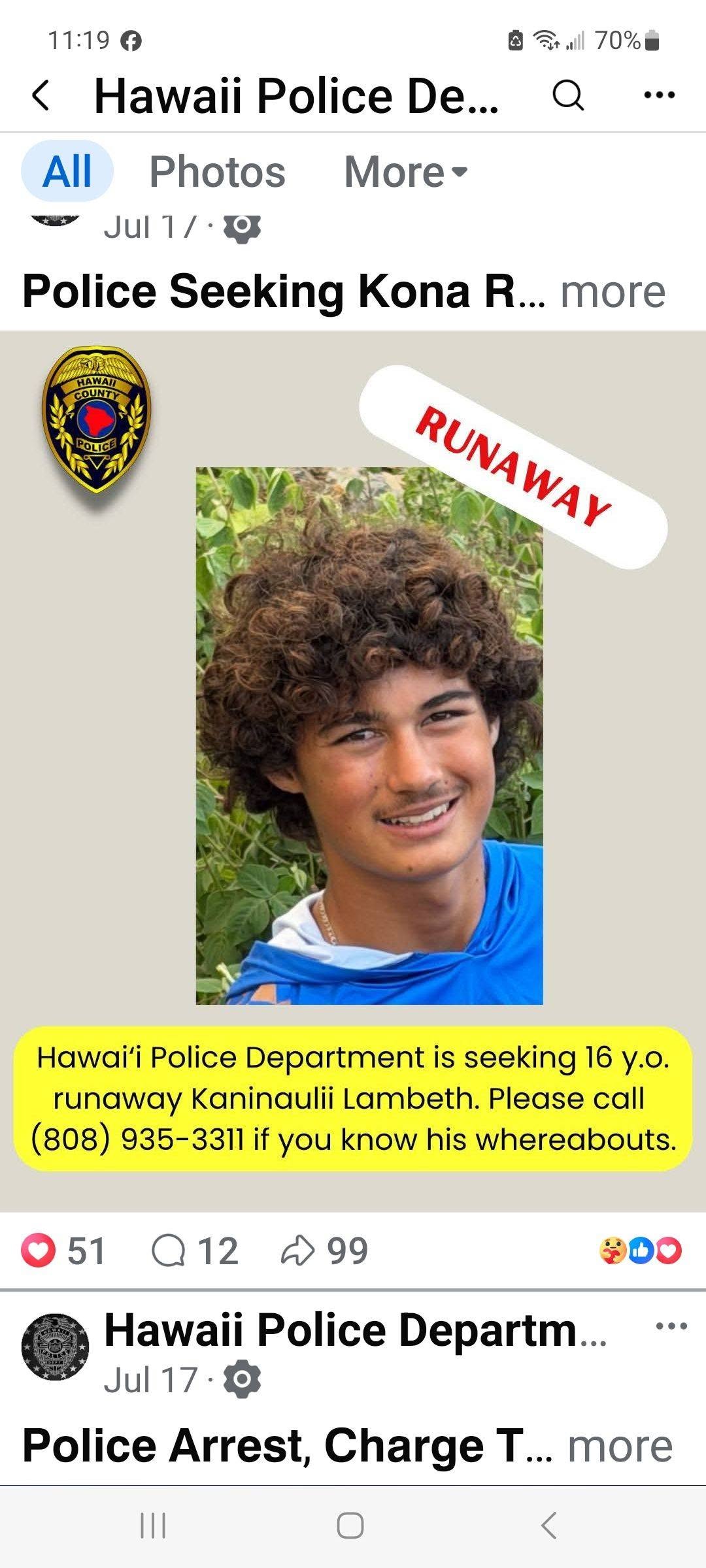 Lost person