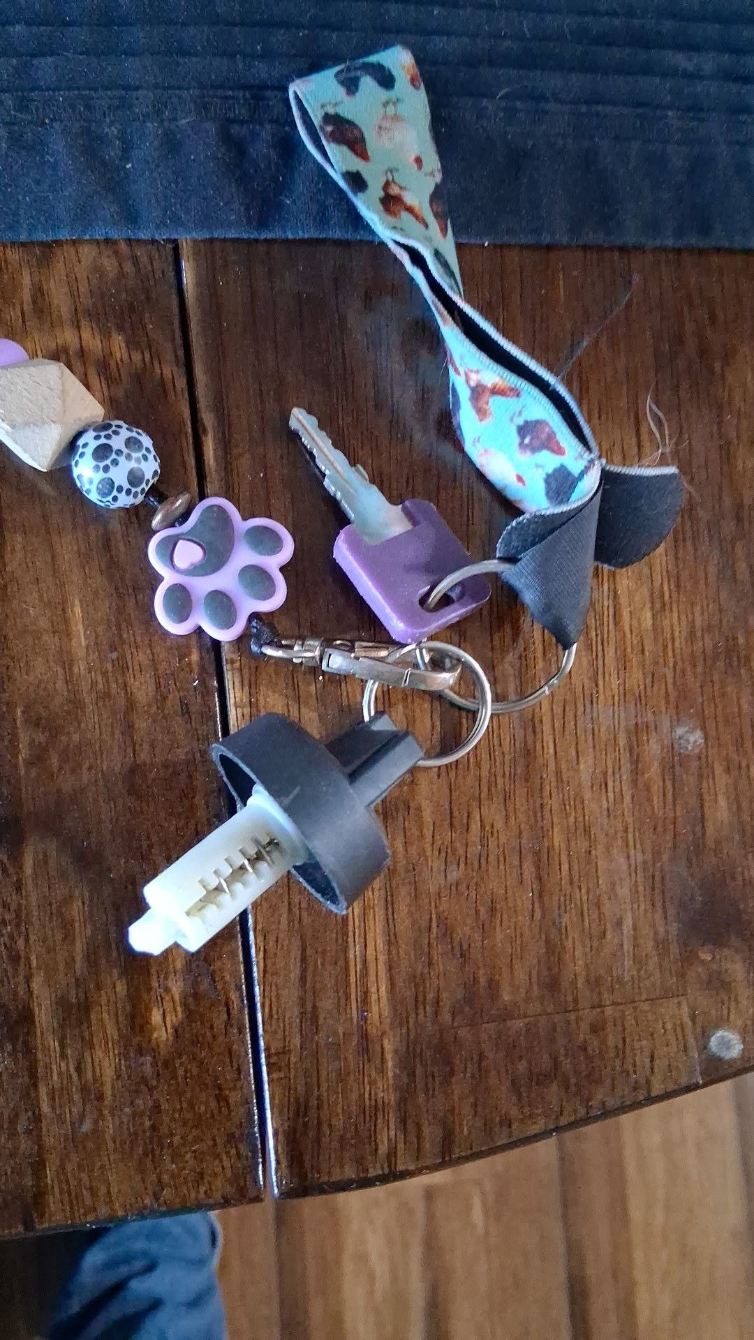 Found keys