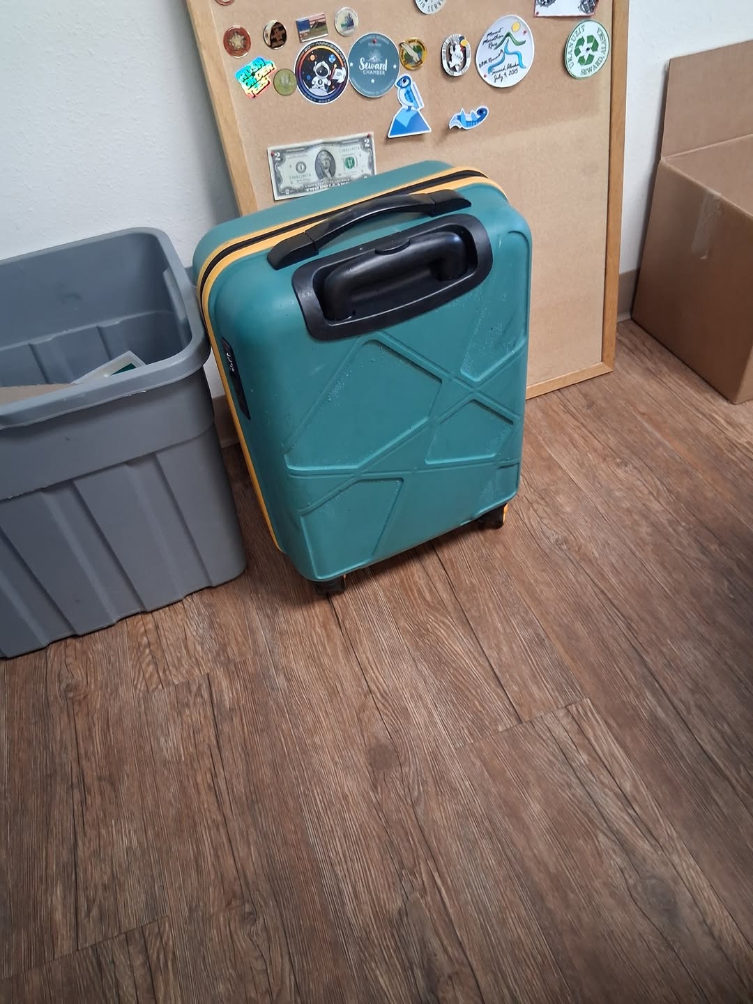 Found suitcase