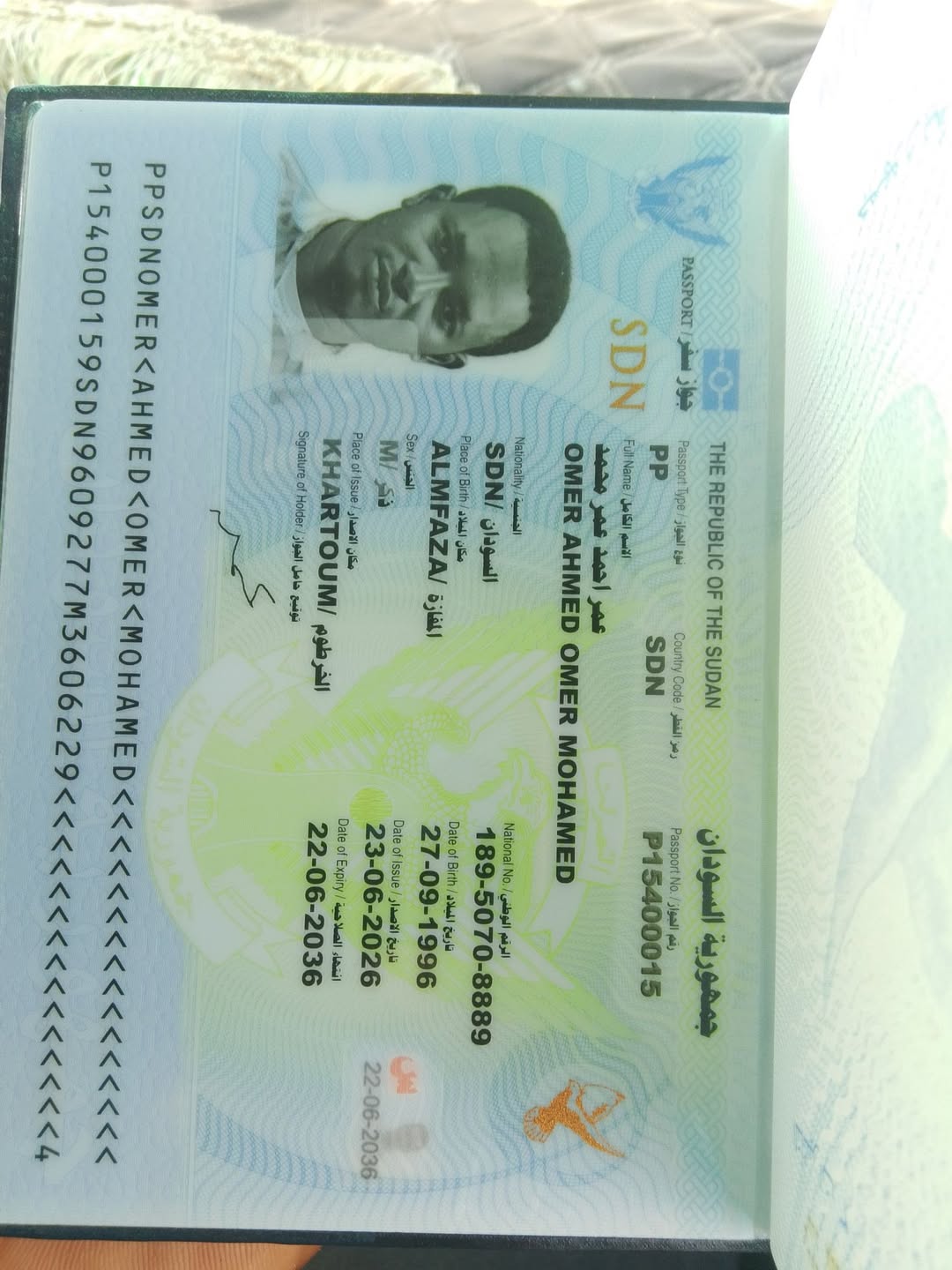 Found passport
