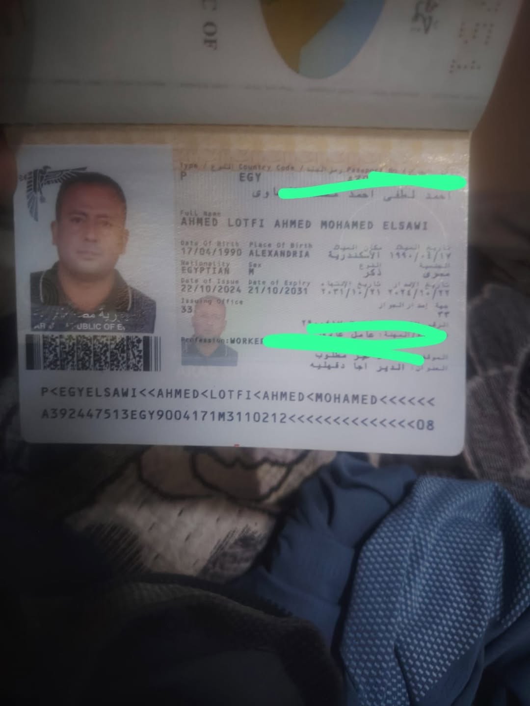 Lost Passport in Cairo