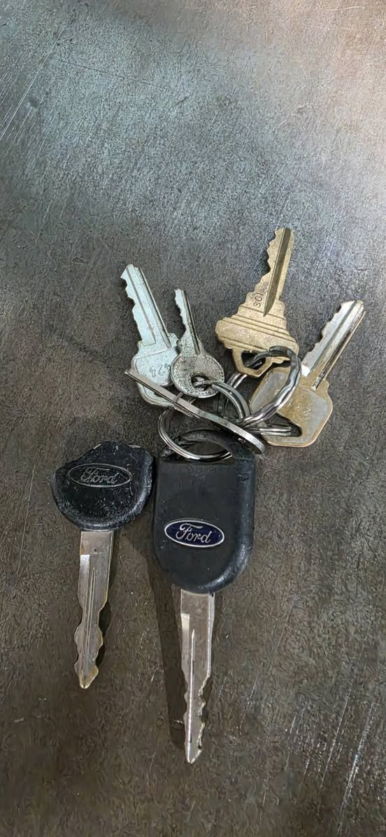 Found keys