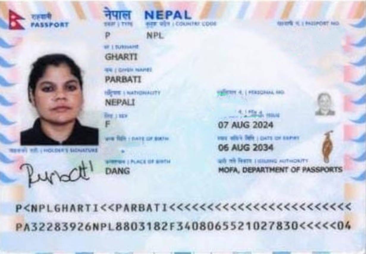 Found passport