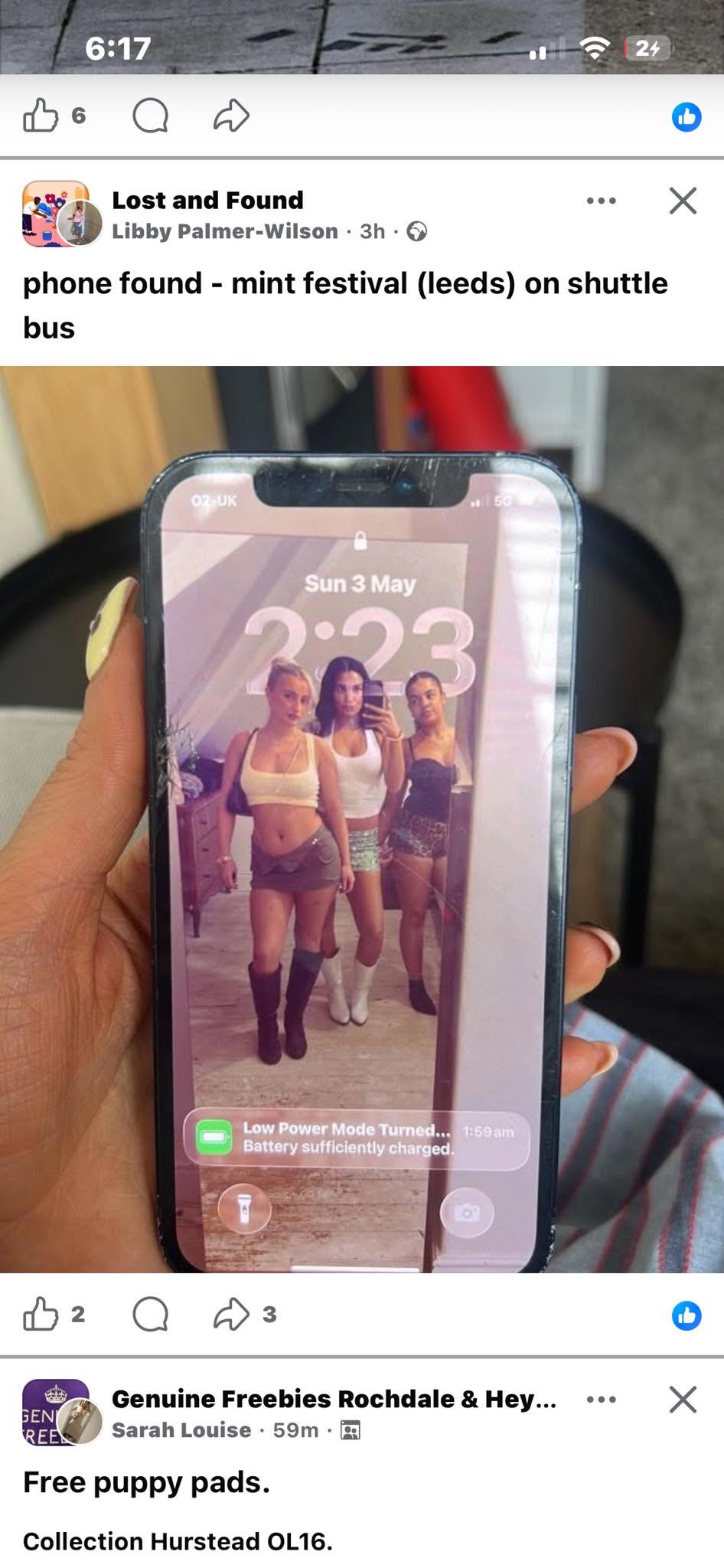 Found phone
