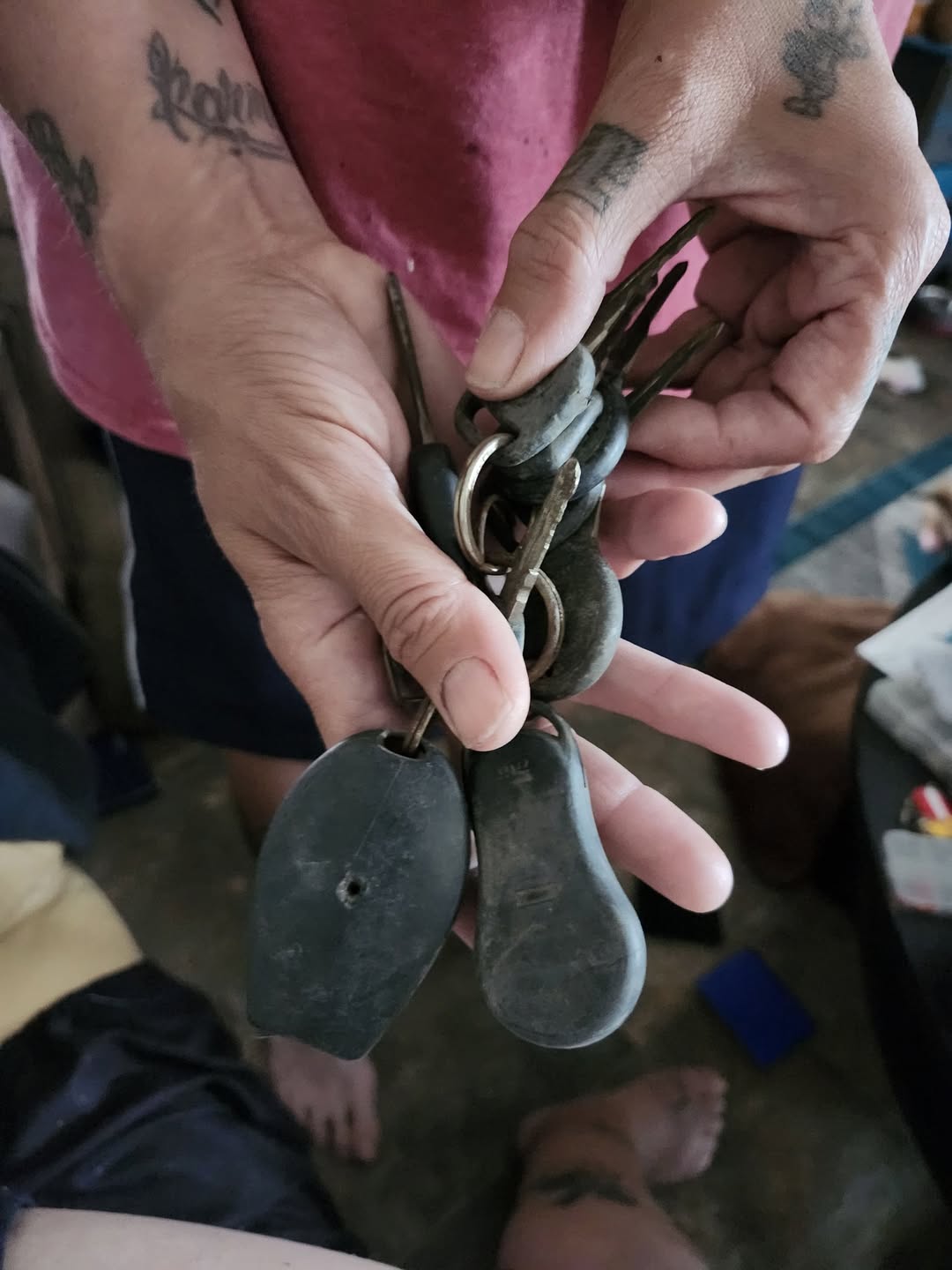 Found keys