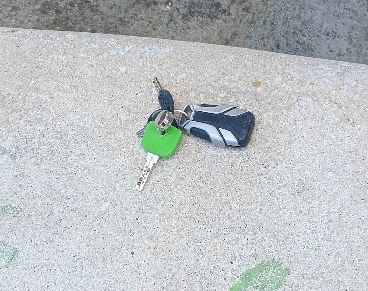 Found keys