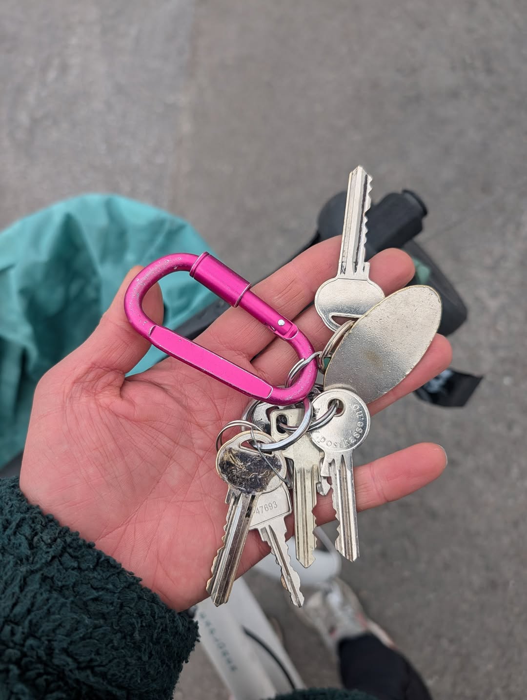 Found keys