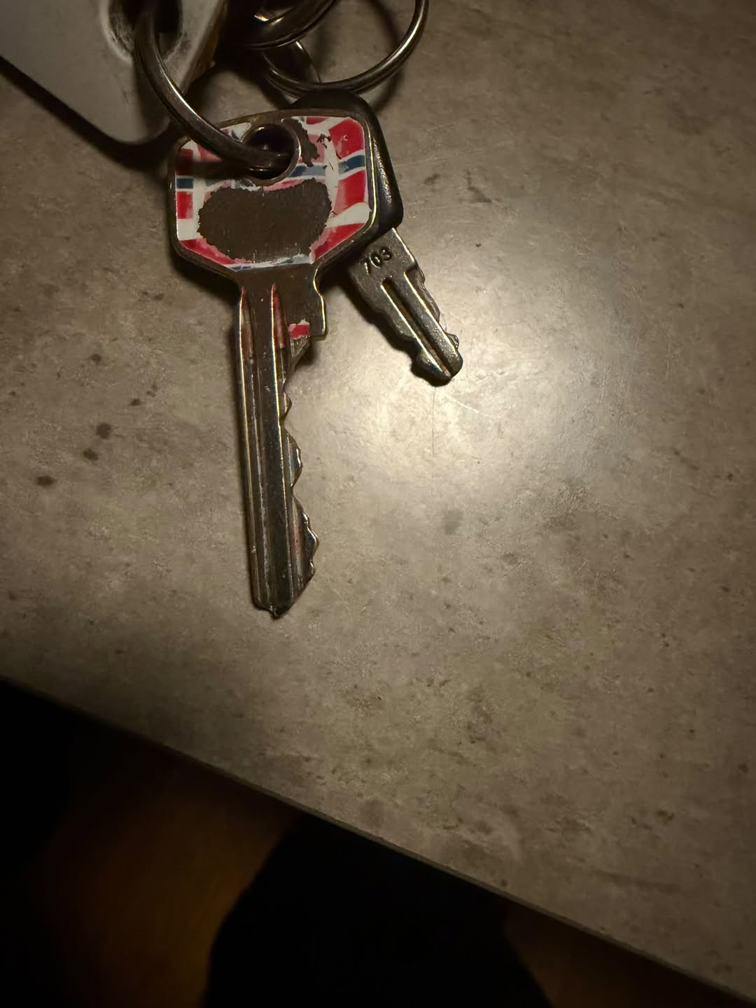 Found keys