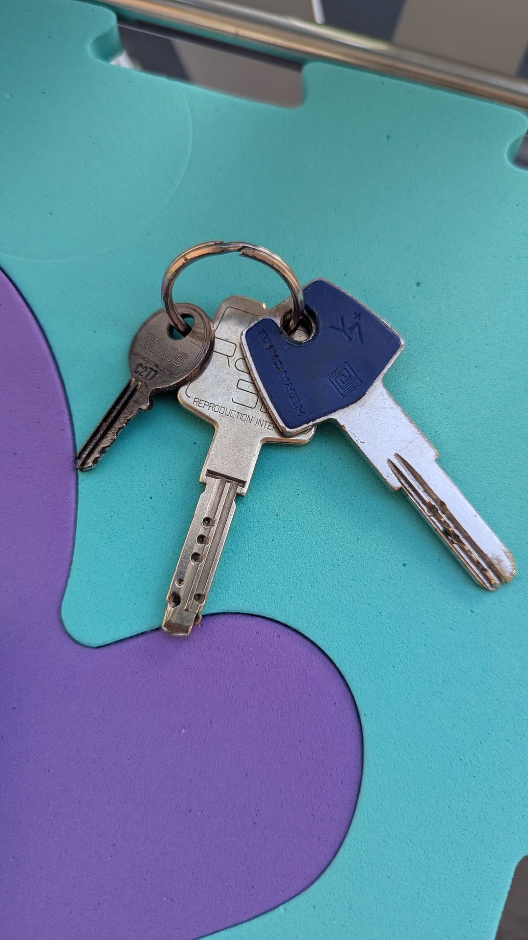 Found keys