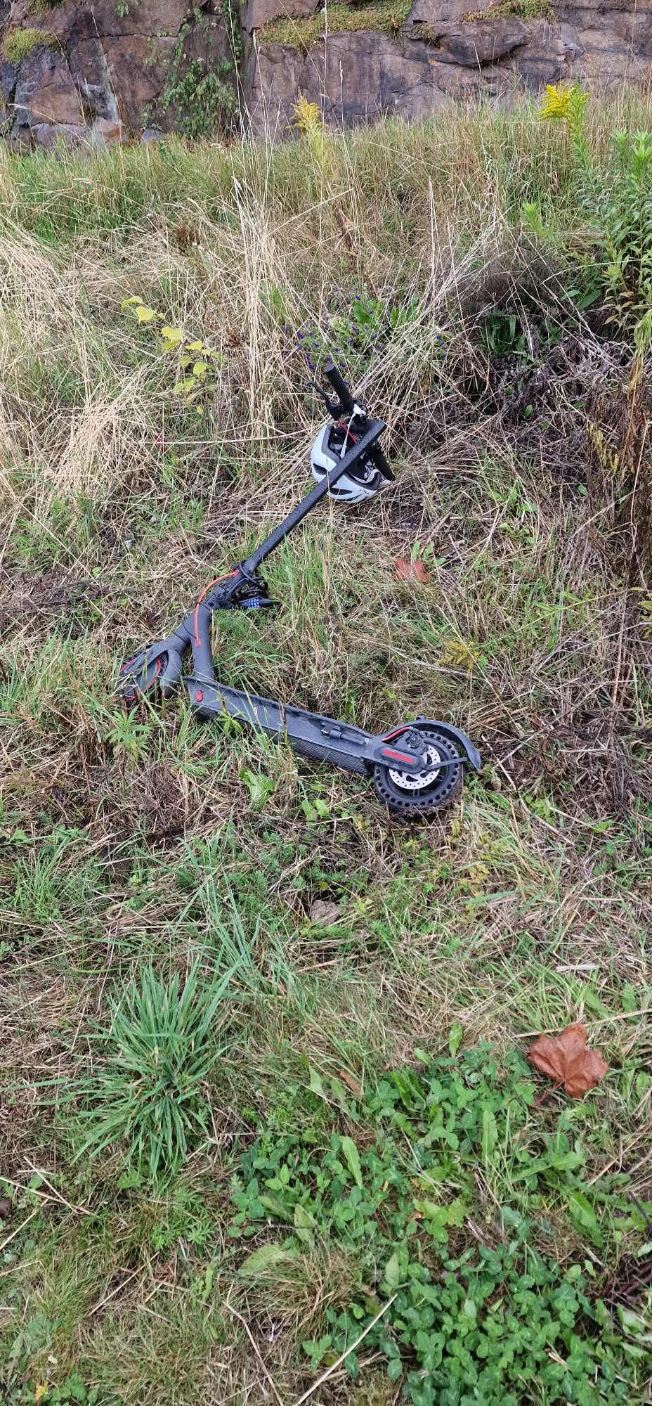 Found electric scooter