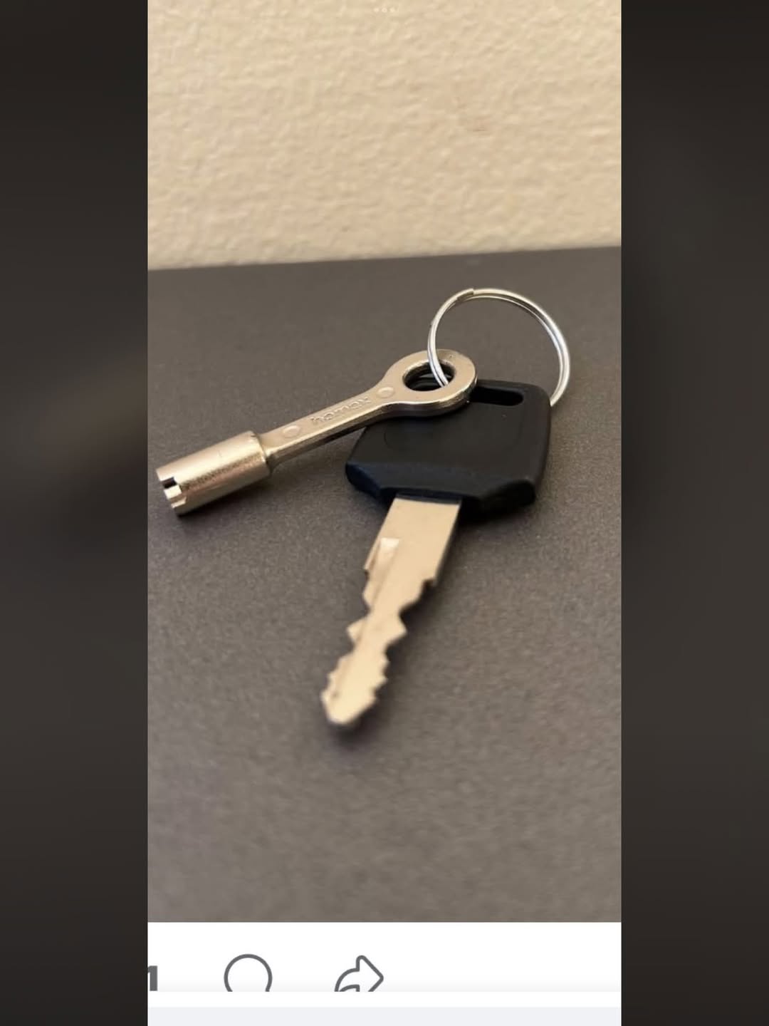 Found keys