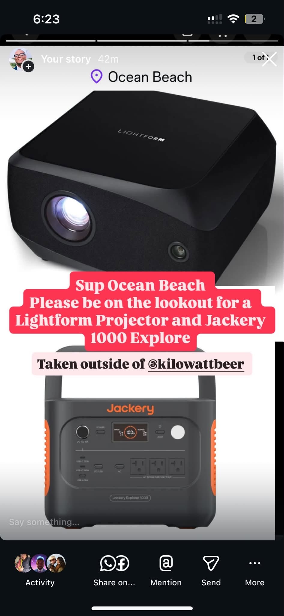 Lost Digital Device in Ocean Beach
