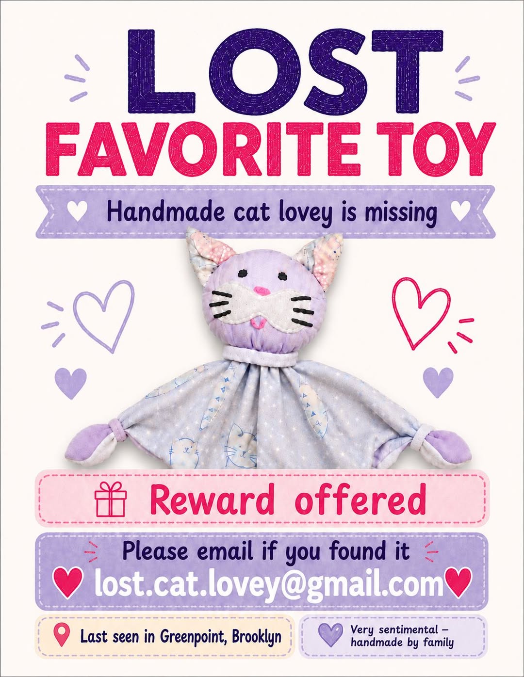 Lost toy