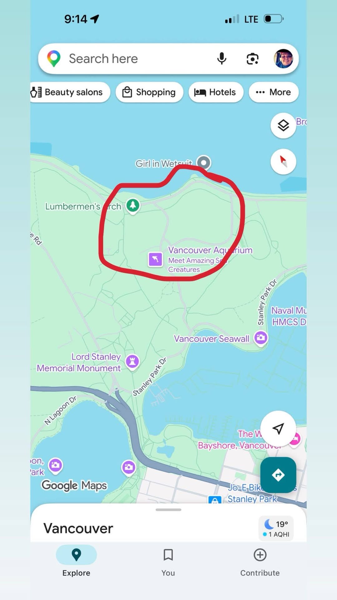 Lost Wallet in Stanley Park