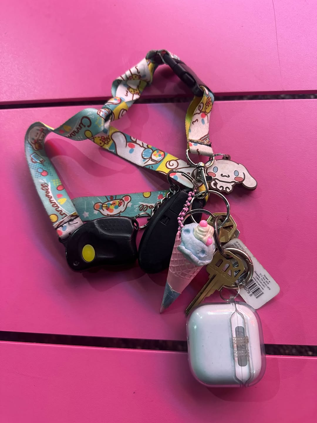 Found keys
