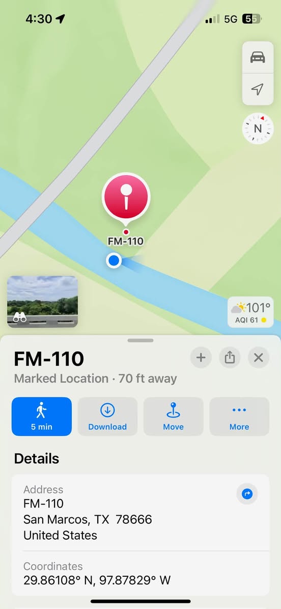 Lost Phone in San Marcos