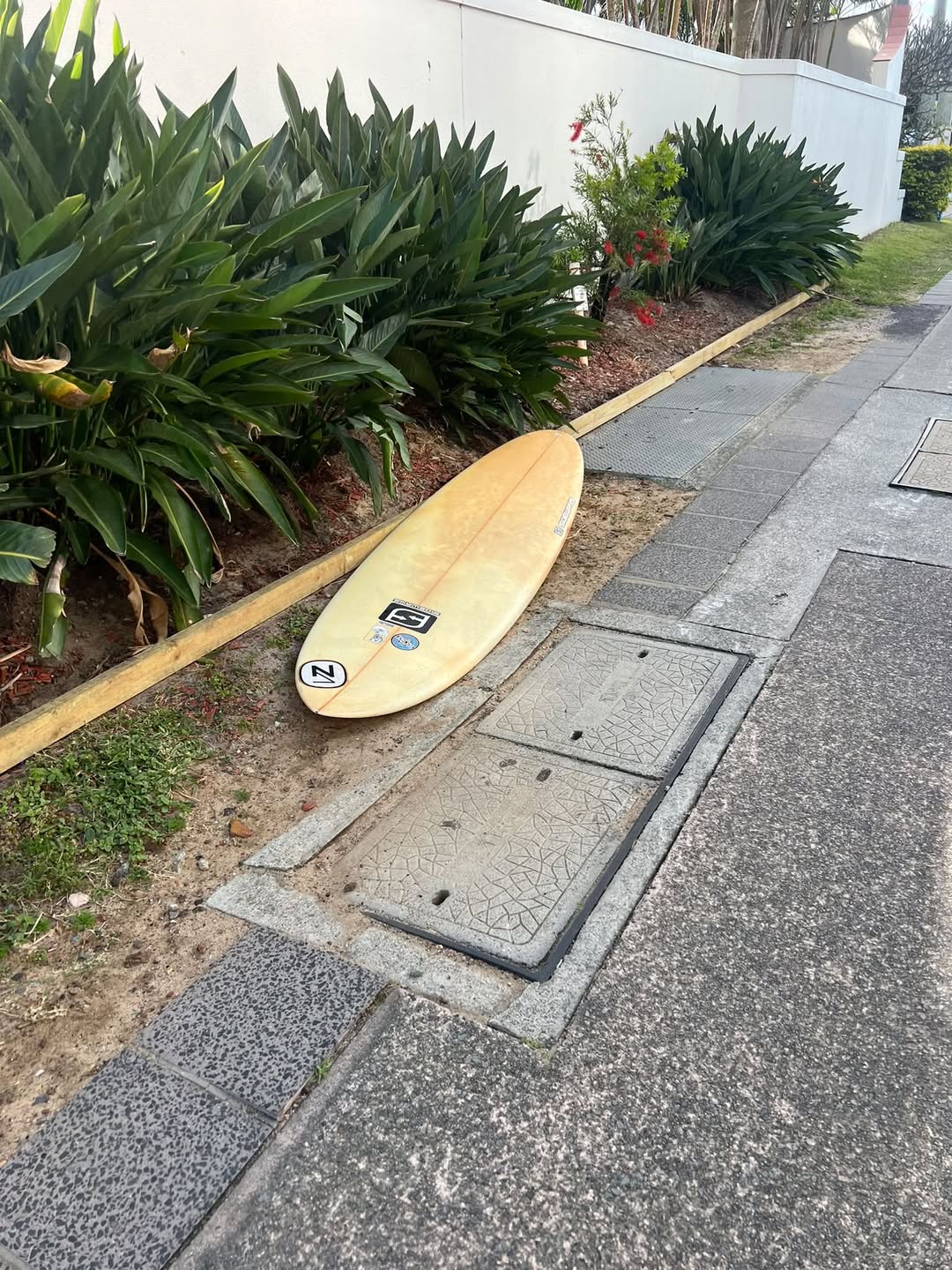 Found surfboard