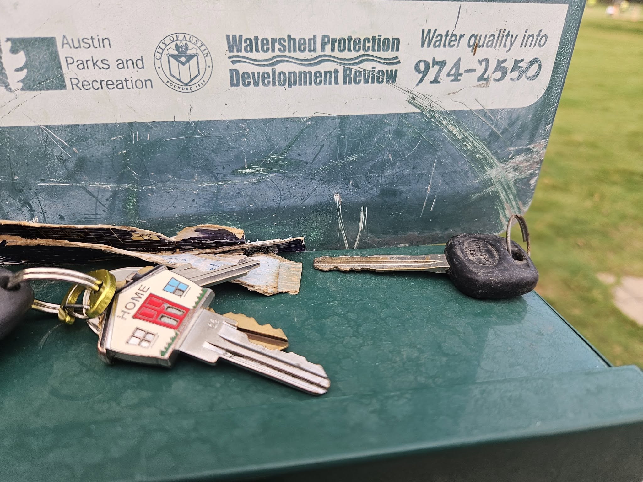 Found keys