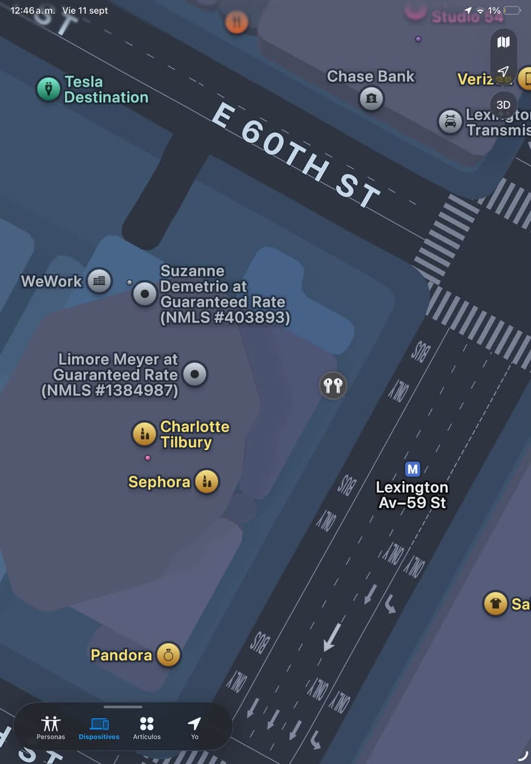 Lost Airpods in New York