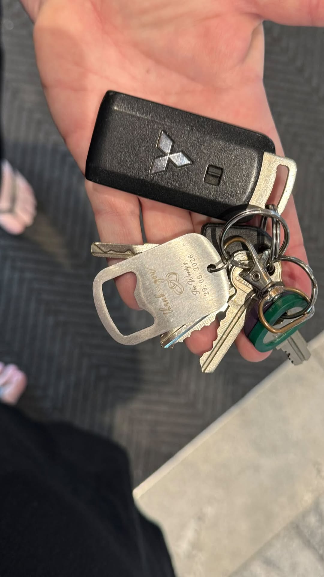 Found keys