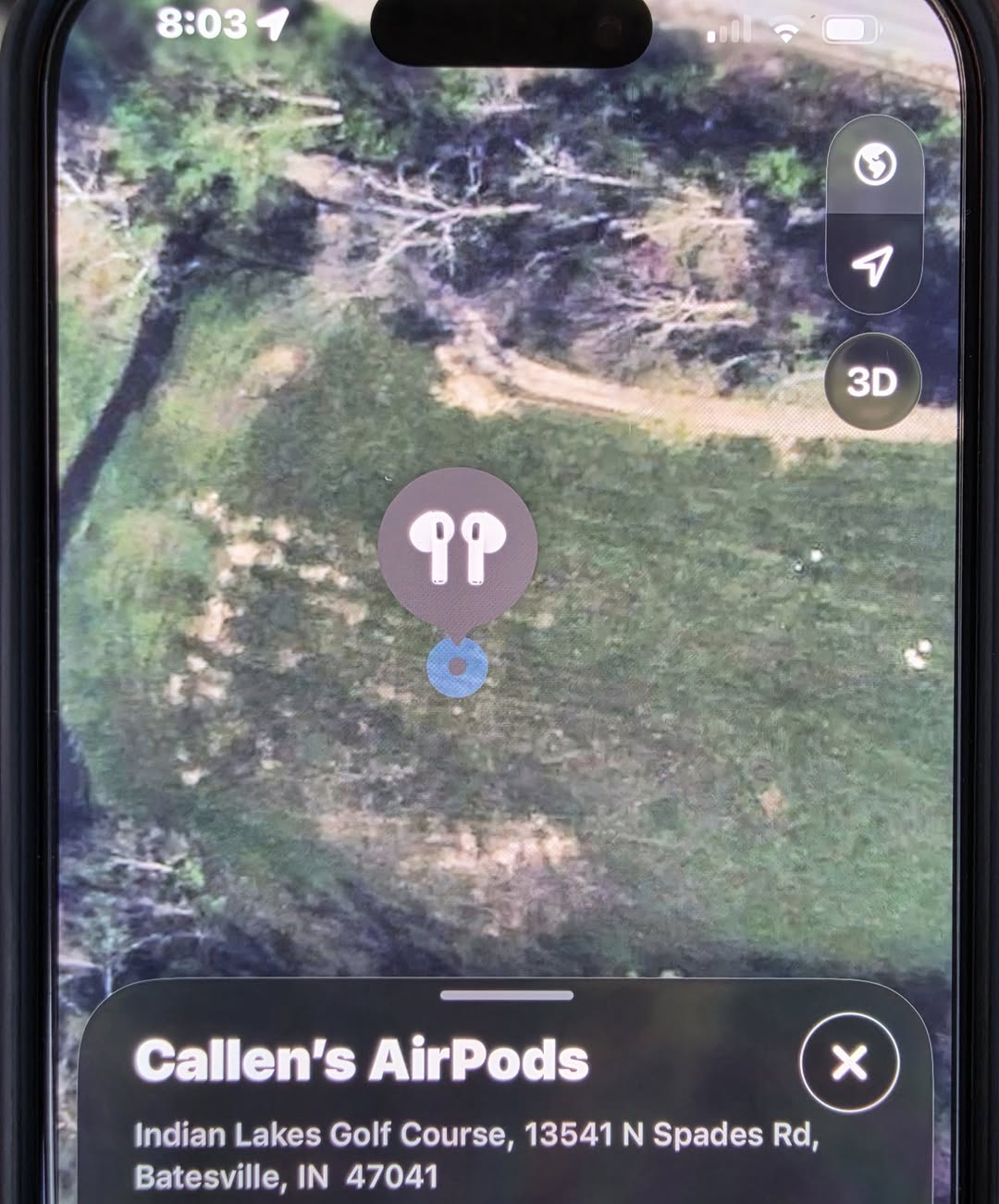 Lost Airpods in Batesville