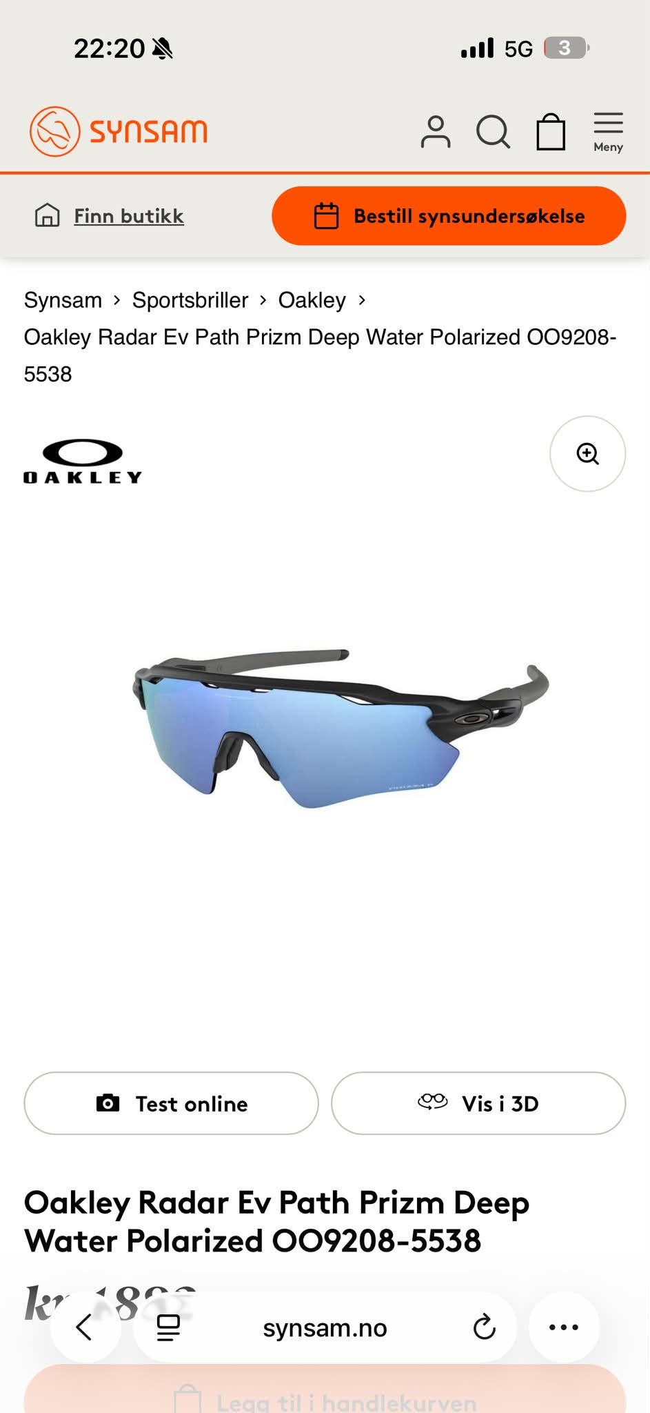 Lost sunglasses