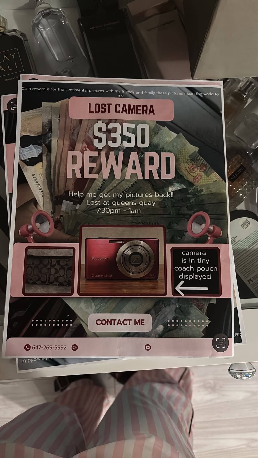 Lost Camera in Queens Quay