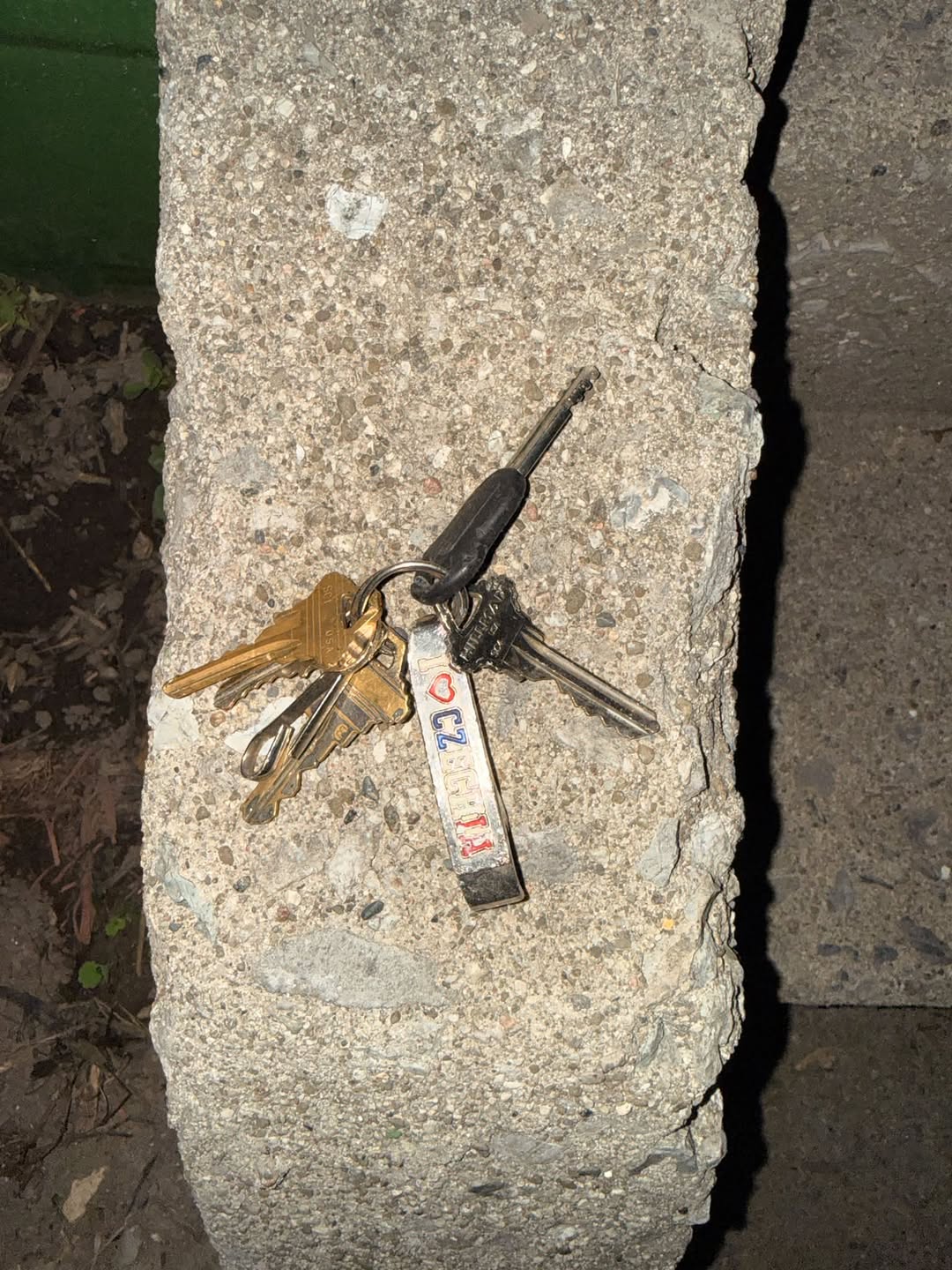 Found keys