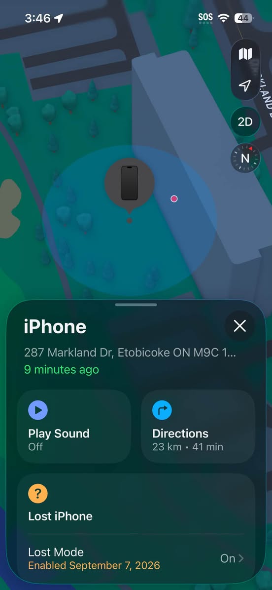 Lost phone
