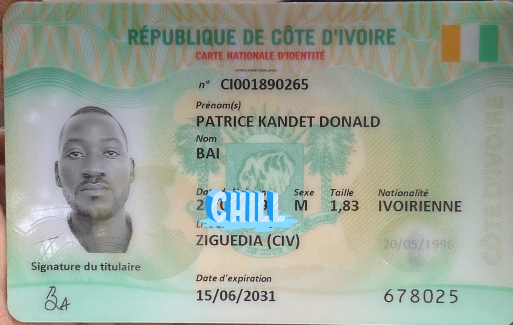 Found ID