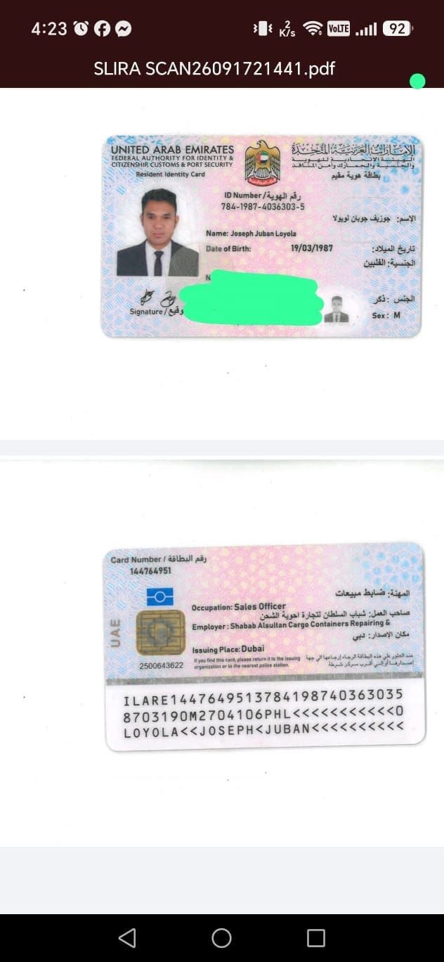 Lost ID