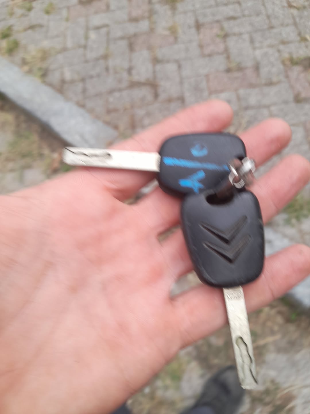 Found keys