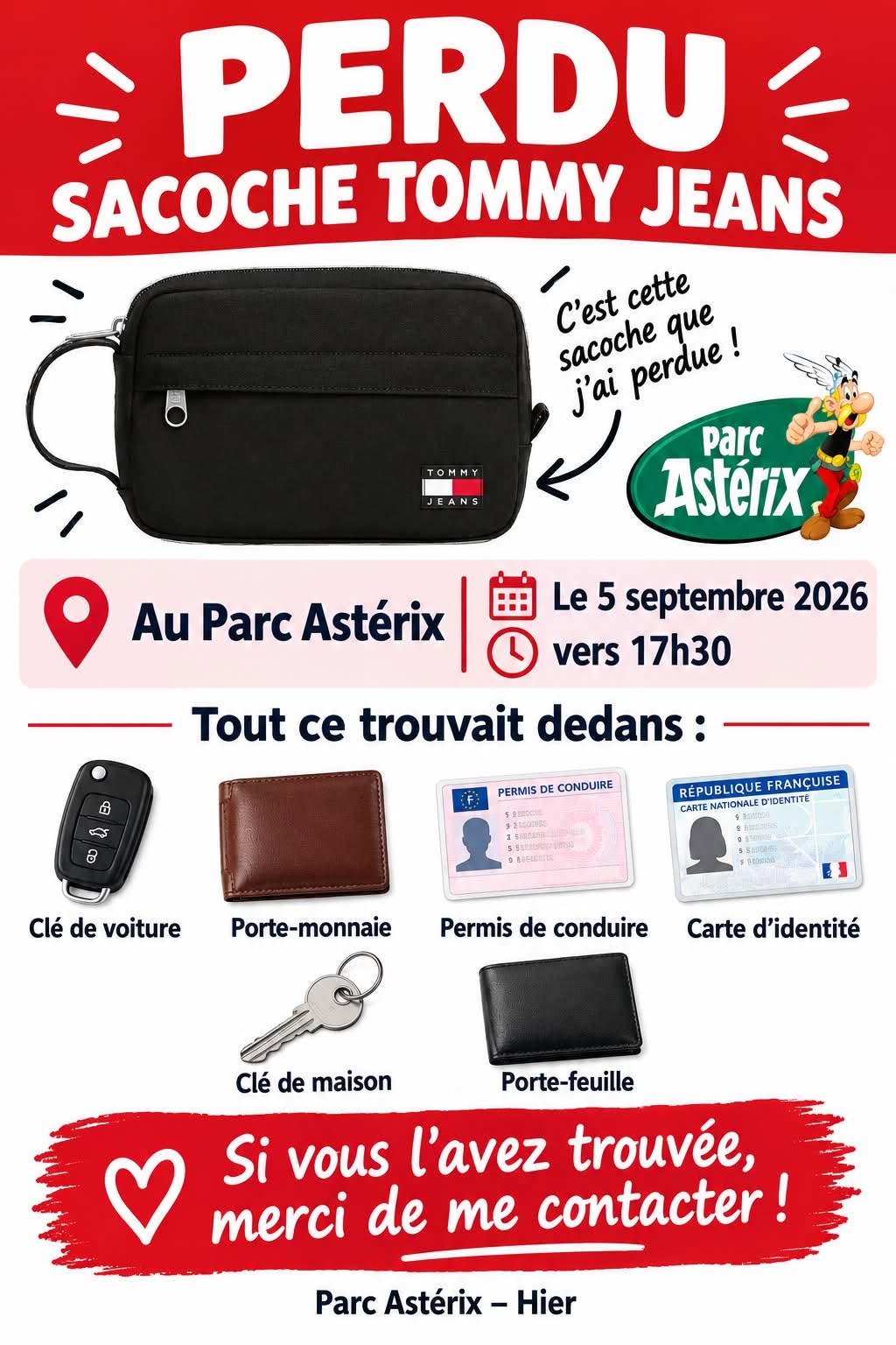 Lost Bag in Plailly