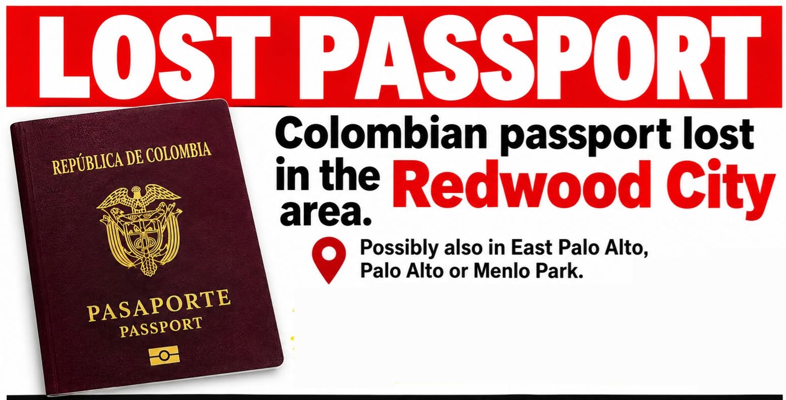 Lost Passport in Redwood City