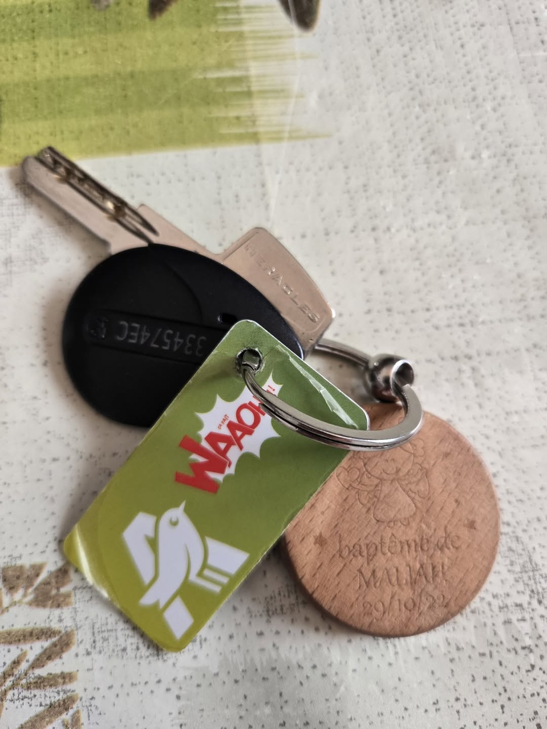 Found keys