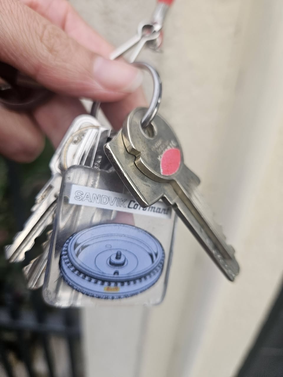 Found keys