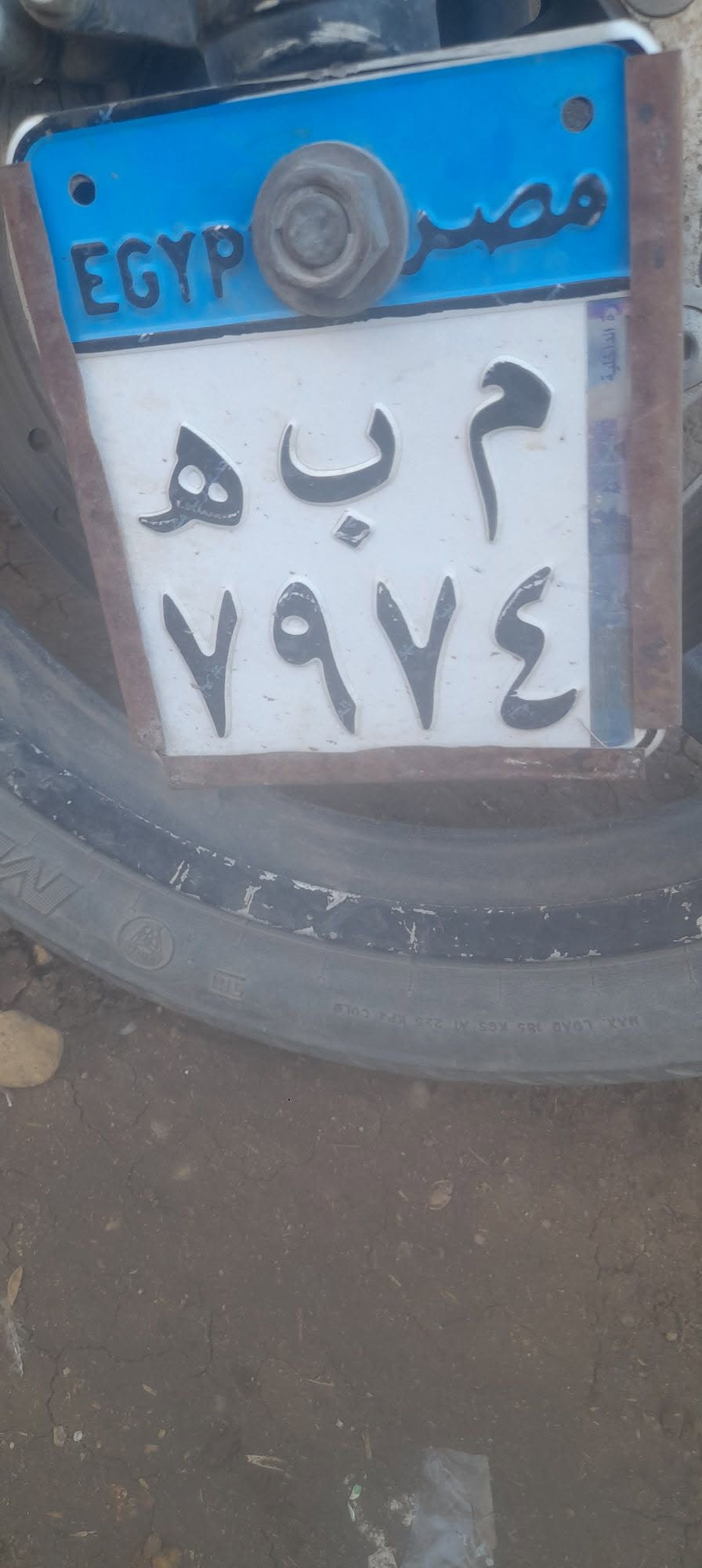 Lost License Plate in Egypt