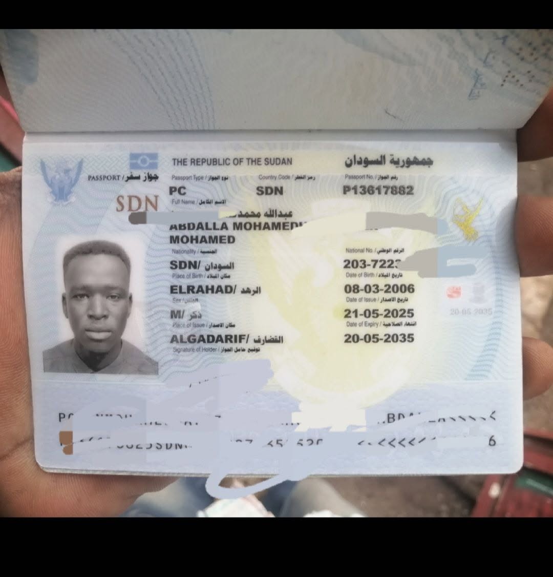 Found passport