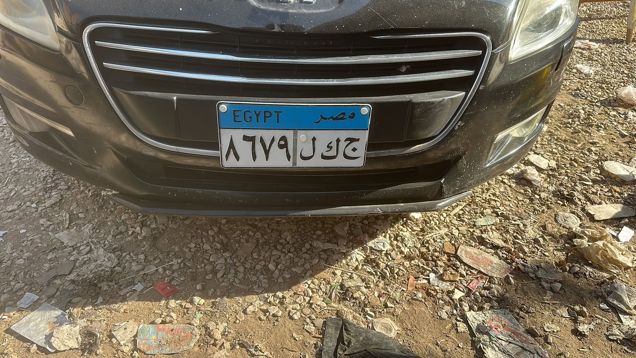 Lost License Plate in Egypt