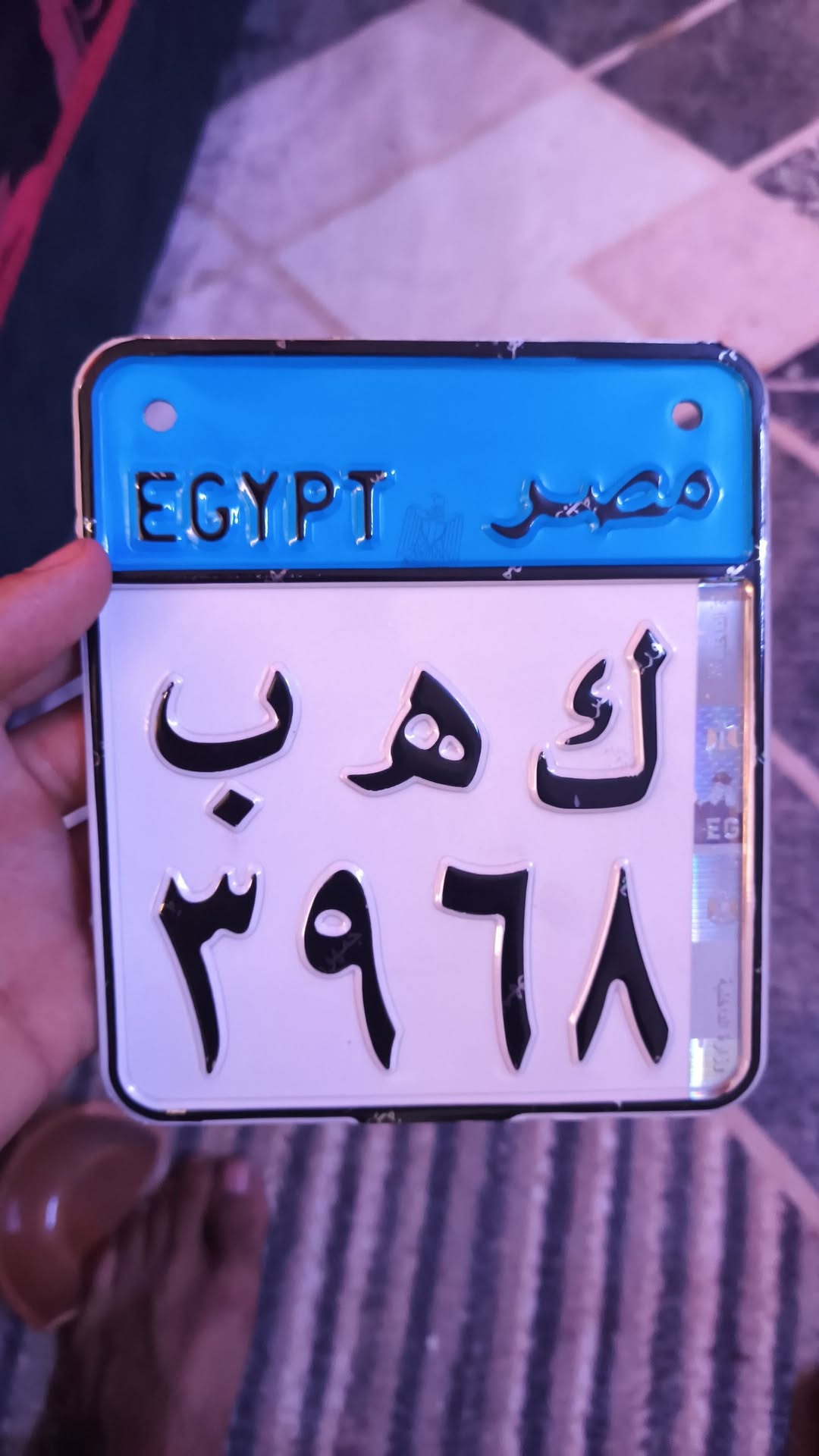 Lost License Plate in Egypt