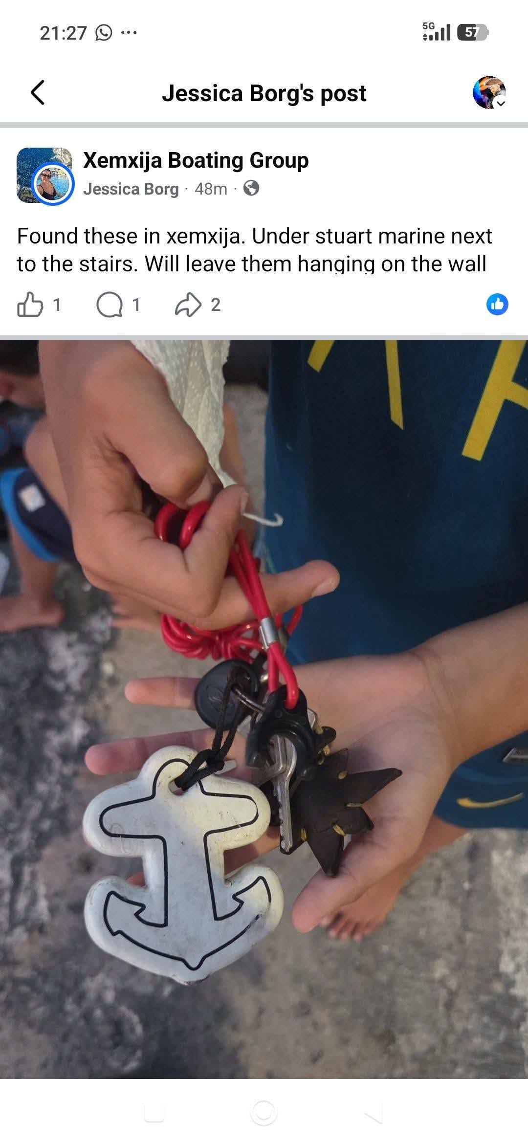 Found Keys in Xemxija